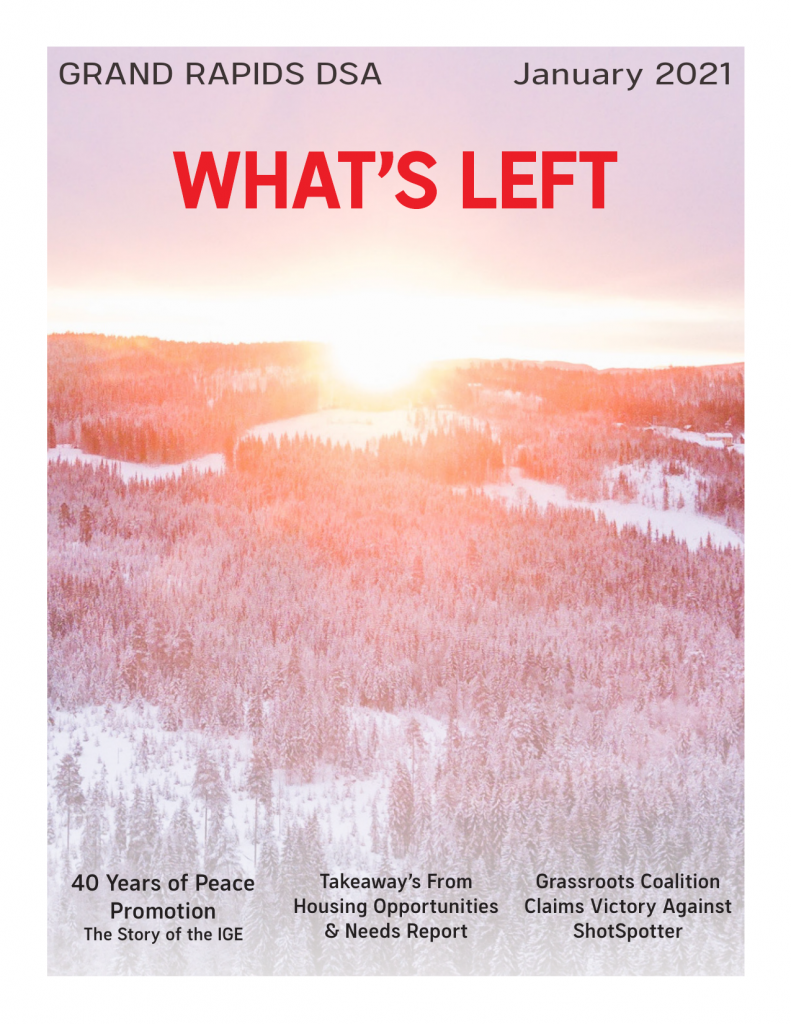 Cover of What's Left Issue #2 - January 2021