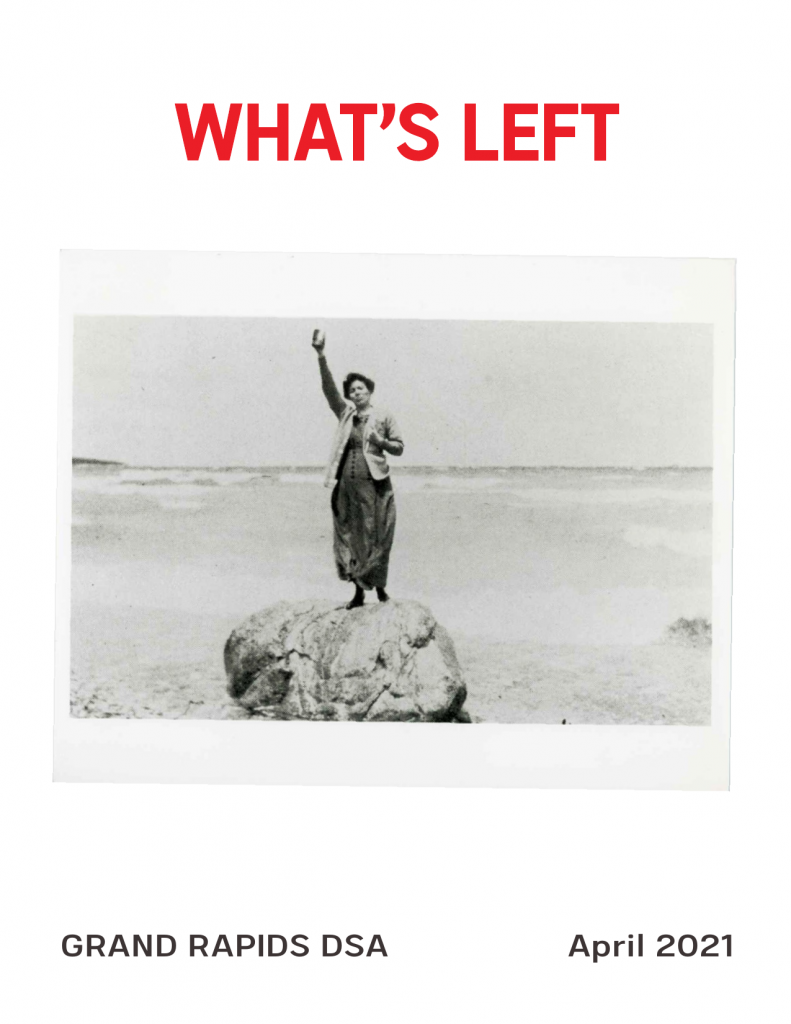 Cover of What's Left Issue #3 - April 2021